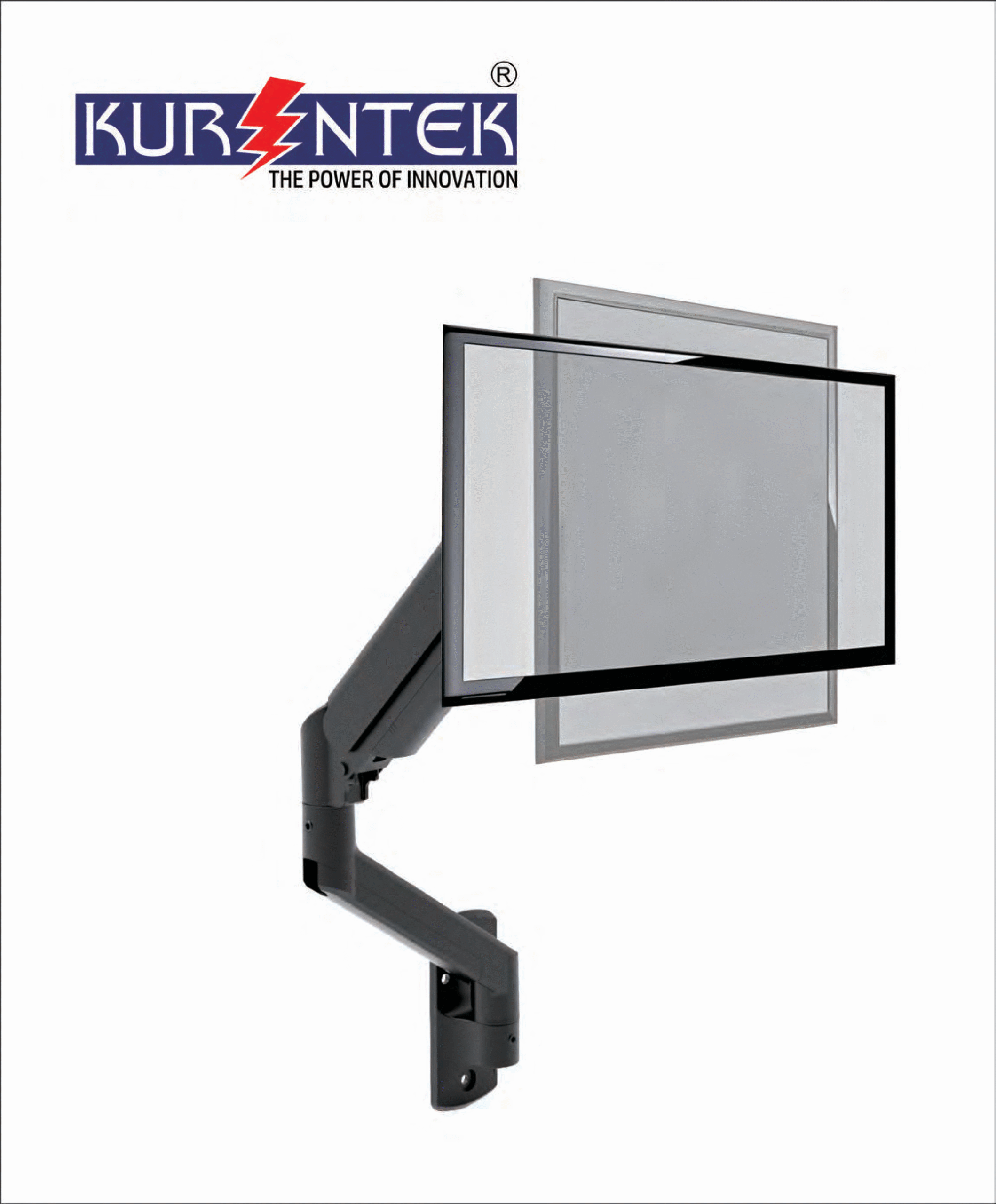 Kurentek KTK1075 (K48) Monitor Mount | Adjustable Arm for 13"–32" Screens | 10kg Load Capacity - Image 4
