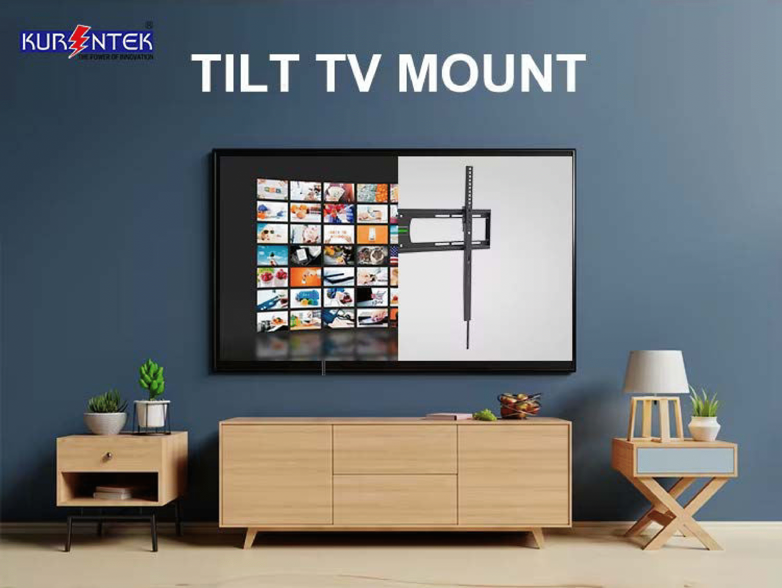 Kurentek KTK110(K49) LCD TV Mount for 60"-110" TVs - Image 3